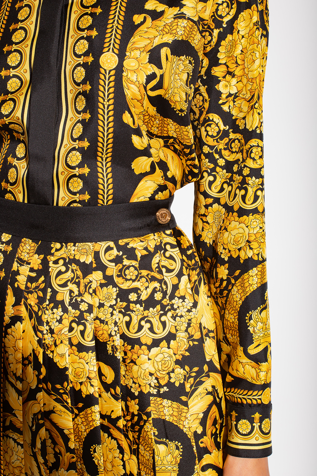 Pleated skirt versace sale